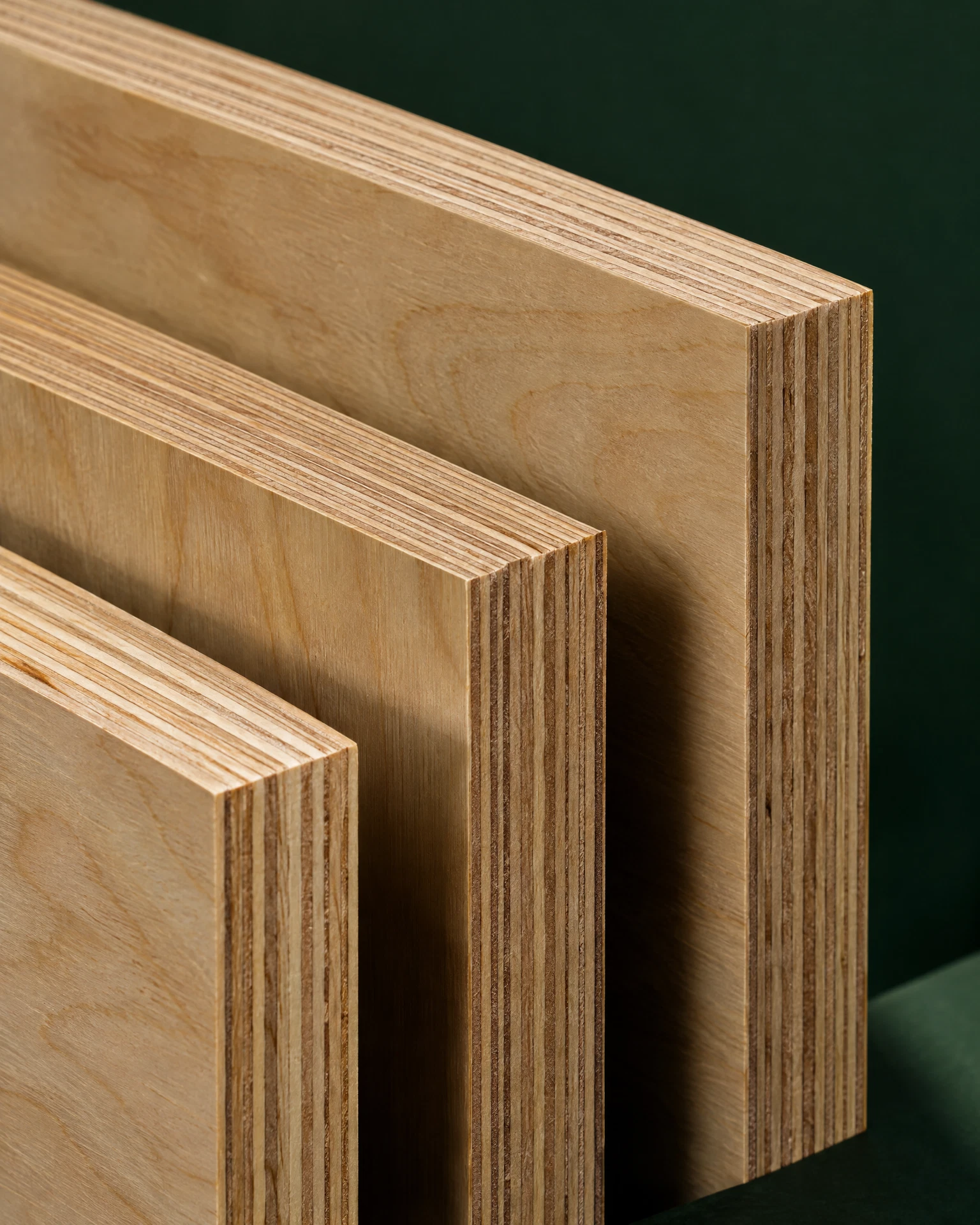 Generic illustrative close-up of laminated plywood layers
